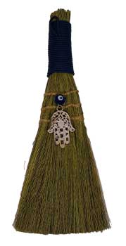 9" Evil Eye Fatima Broom