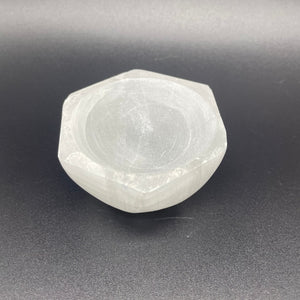 Flower Selenite Bowl