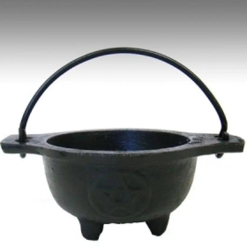 Pentagram Cast Iron Cauldron 3"D