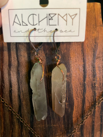 Smoky Quartz Dangle Earrings