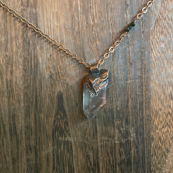 Electroformed Crystal Necklace