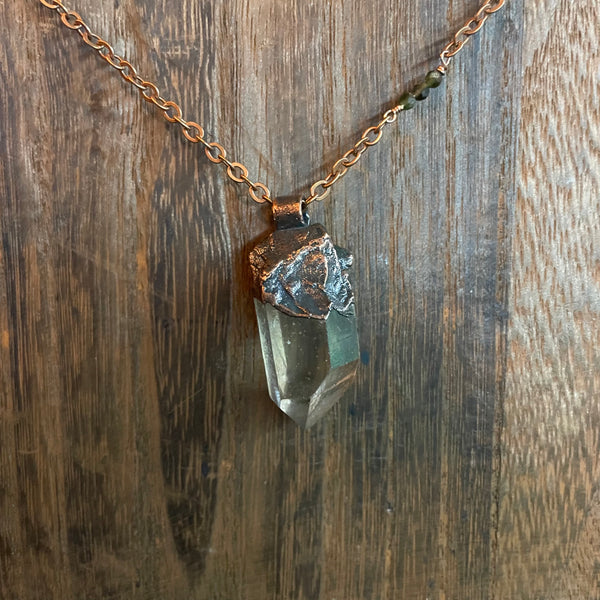 Electroformed Crystal Necklace